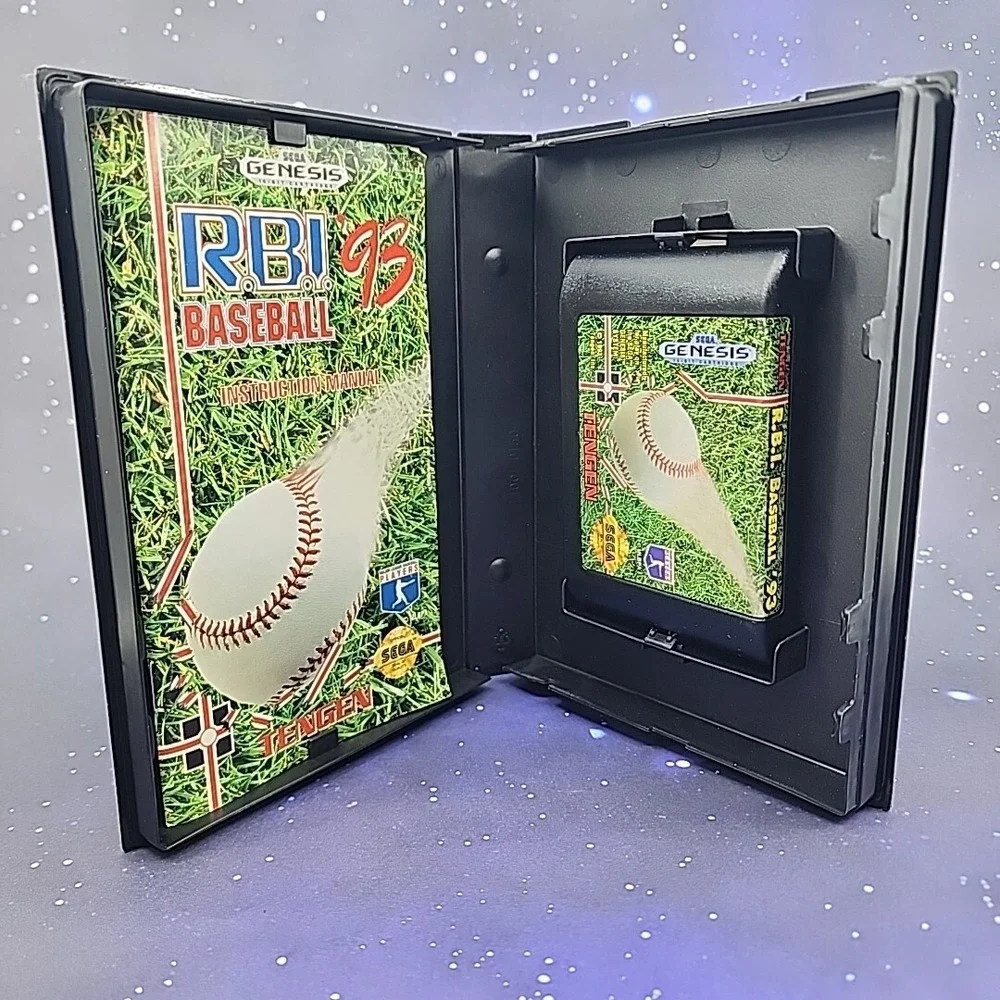 R.B.I. Baseball '93 (Sega Genesis, 1993) CIB Complete Video Game Tested Working